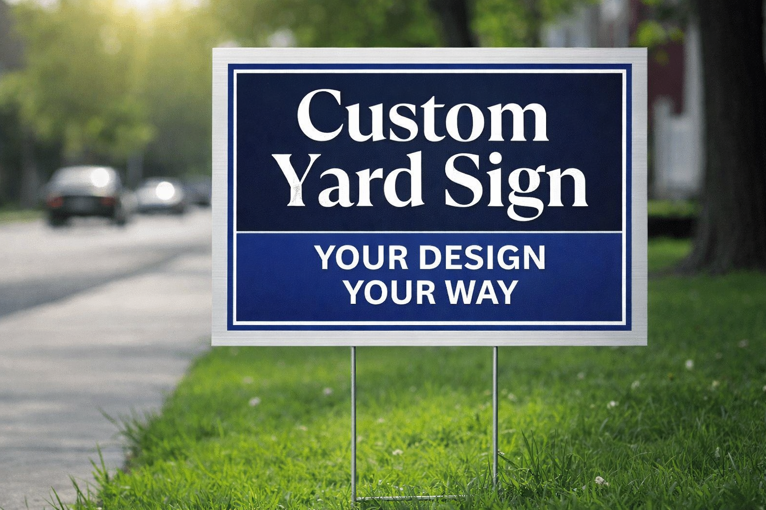 Full Color Double Sided Yard Signs