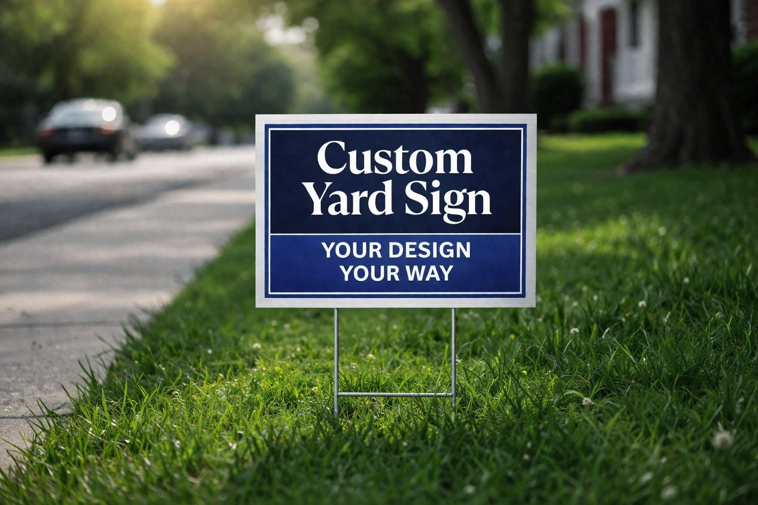 Full Color Double Sided Yard Signs