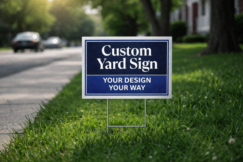 Full Color Double Sided Yard Signs